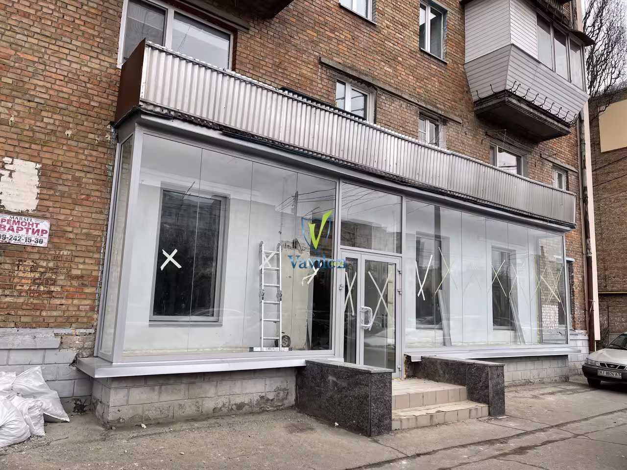 Модернізація фасаду будівлі патрульної поліції